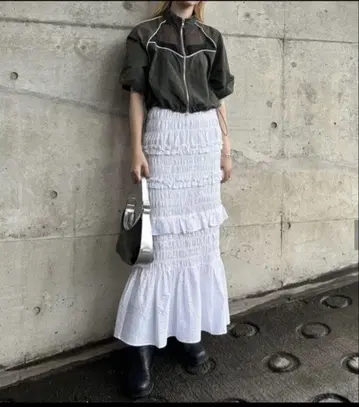 MOUSSY 시어 소재 지퍼 상의