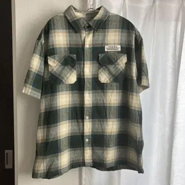 thisisneverthat ombre check S/S shirt