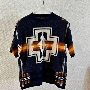 PENDLETON 5부 기장 프린트 티셔츠