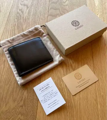 GANZO 간조 SHELL CORDOVAN 2 반지갑 쉘 코도반 2