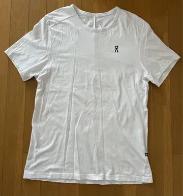 on 티셔츠 화이트 남성용 L