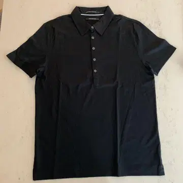 [미착용] CLUB MONACO 피케 셔츠 블랙, 해외 S (일본 M)