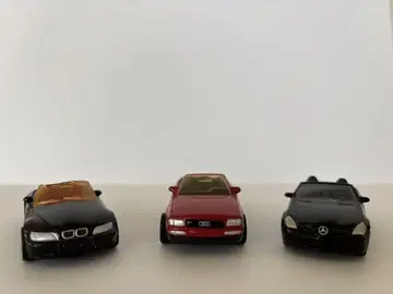 BMW Audi Mercedes-Benz 미니카 세트