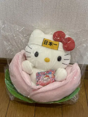 산리오 헬로키티 지역 한정 봉제 인형 오카야마 한정 모모타로