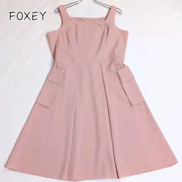 폭시 뉴욕 홀리 드레스 원피스 슬리브리스 핑크