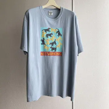 90s Stephen Huneck 아트 티셔츠