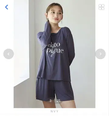 [접촉 냉감] 레이온 로고 숏팬츠 NAVY
