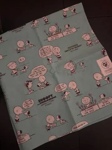 스누피 75주년 반다나 스카이블루