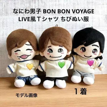 나니와단시 BON BON VOYAGELIVETOUR풍 티셔츠