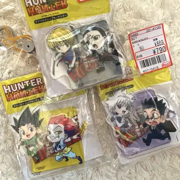 [새상품] Hunter x Hunter 아크릴 클립 키링 3세트