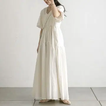 mystic 드로스트 개더 원피스 사이즈 1