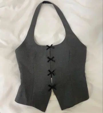 ZARA(자라) 리본 홀터넥 상의 S 베스트 zara
