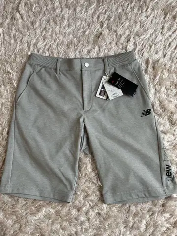 New Balance 골프 그레이 x 블랙 숏팬츠 사이즈 5