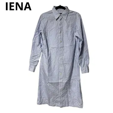 IENA 스트라이프 롱 셔츠 프리