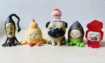 코비토 도감 앉은 자세 마스코트 4 시크릿 포함 5종 세트