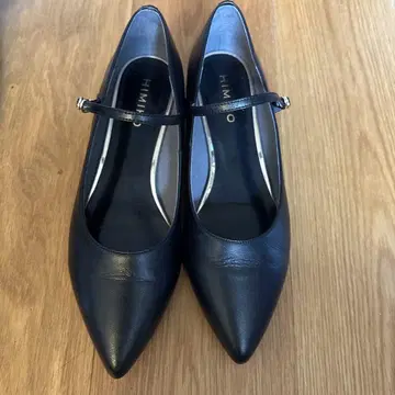 HIMIKO 블랙 스틸레토 펌프스 24.5cm