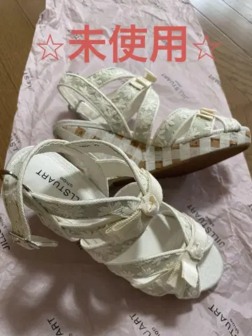 JILL STUART 웨지솔 샌들