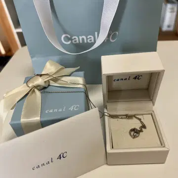 미사용 새상품 canal 4C 하트 펜던트 목걸이