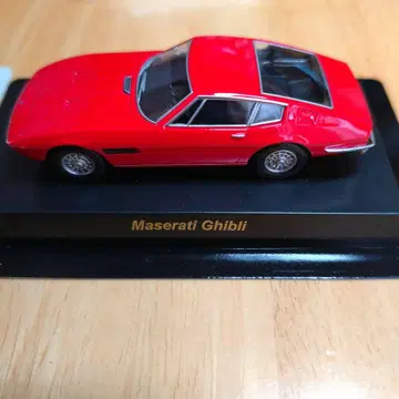 Maserati Ghibli 빨간색 미니카 1/43