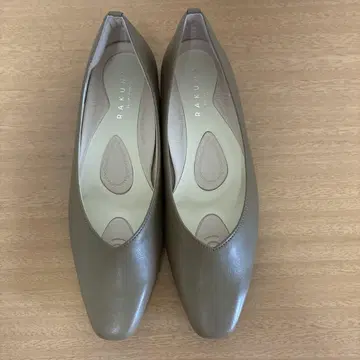 RAKUNA 베이지 플랫슈즈 23.5cm 4E