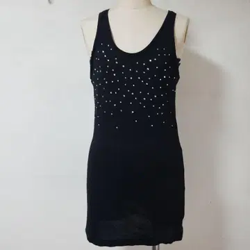 PATRIZIA PEPE 블랙 슬리브리스 튜닉