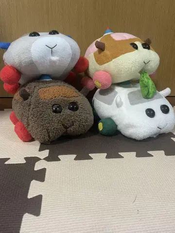 [무료배송] 모루카 4개 봉제 인형 세트 [중고]