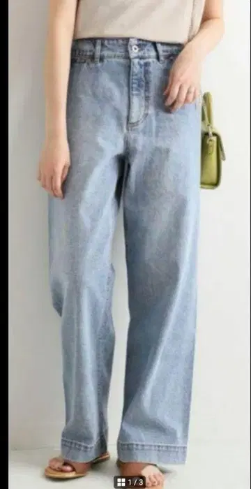 SLOBE IENA Le Denim 배기 38
