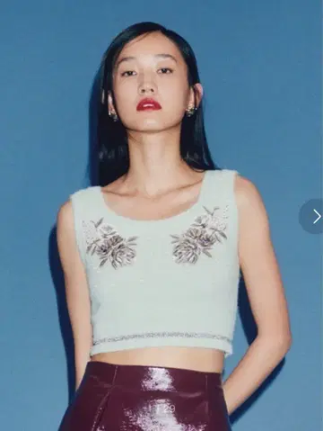 LILY BROWN x KEITA MARUYAMA 모티프 니트 뷔스티에