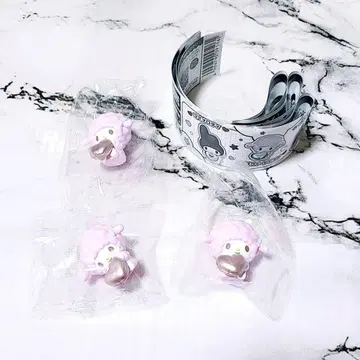 산리오 가챠 반짝임 벌룬 피규어 2 마이 스위트 피아노 세트