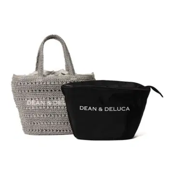 DEAN & DELUCA 빔즈 그레이 바스켓백 M