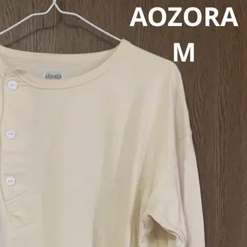 AOZORA 롱T 자수
