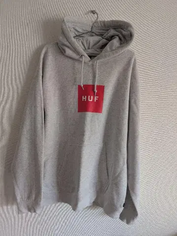 HUF 그레이 후드티 XL