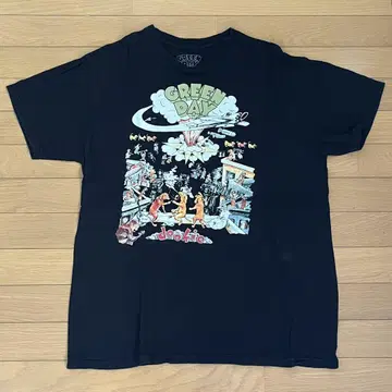 GREEN DAY 그래픽 티셔츠 L 사이즈 블랙