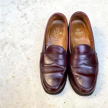Alden 984 사이즈 6.5D 카프 가죽 버건디 페니 로퍼