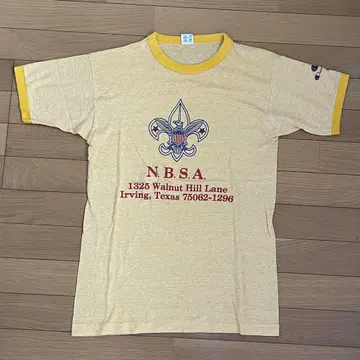 70년대 Champion N.B.S.A. 링거 셔츠 M 사이즈