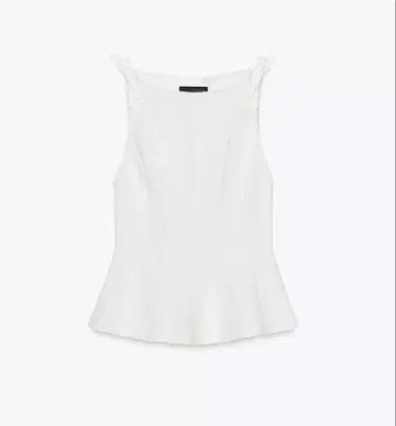 [새상품] ZARA 페플럼 리본 상의
