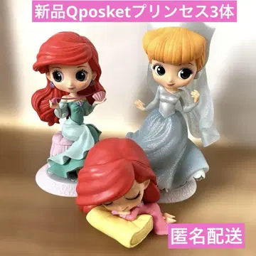 새상품 Qposket 프린세스 3종 아리엘, 신데렐라