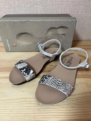 d774/새상품 PLAKTON 플락톤 스네이크 콤비 샌들 23cm