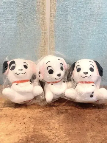 새상품 디즈니 짹짹이 101마리 달마시안 패치 럭키 로리