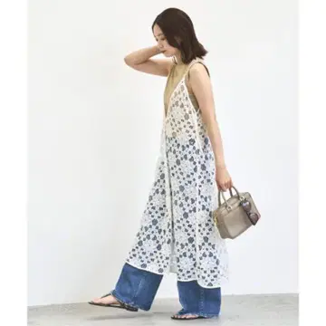 이에나 미사용 러셀 레이스 캐미 드레스
