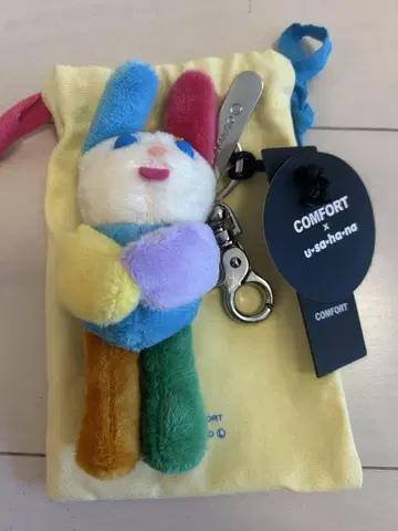 COMFORT 산리오 우사하나 키링 택 포함 미사용 새상품