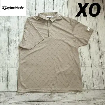 테일러메이드 골프 피케 셔츠 베이지 XO 사이즈