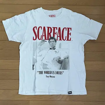 SCARFACE 화이트 티셔츠 L 사이즈