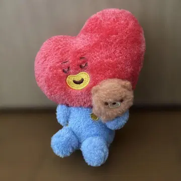 BT21 TATA HUG 곰 봉제인형 쿠션