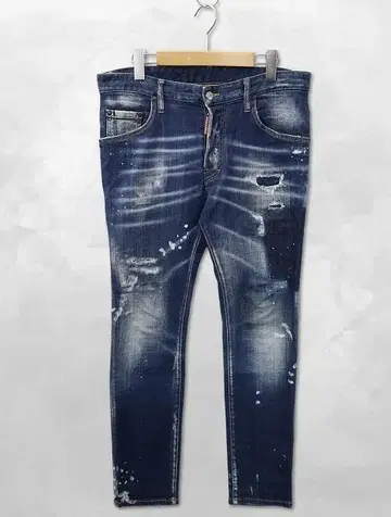 디스퀘어드 Skater 가공 테이퍼드 데님 팬츠 48