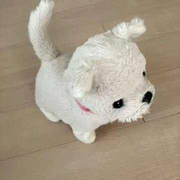 이와야 움직이는 봉제 인형 짖는 개 화이트 익명 배송