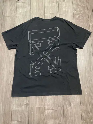 Off-White 블랙 T셔츠 오버 사이즈 S 사이즈