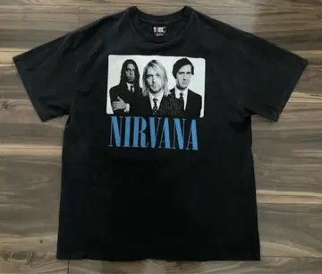 NIRVANA 닐바나 밴드 티셔츠 XL 빈티지 가공 구제 의류