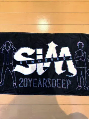 SiM 20주년 네온 페이스 타월