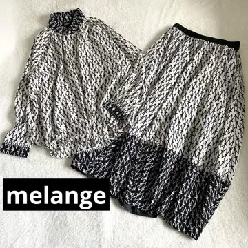 melange 멜란지 셋업 원피스 셔츠 스커트 올 패턴